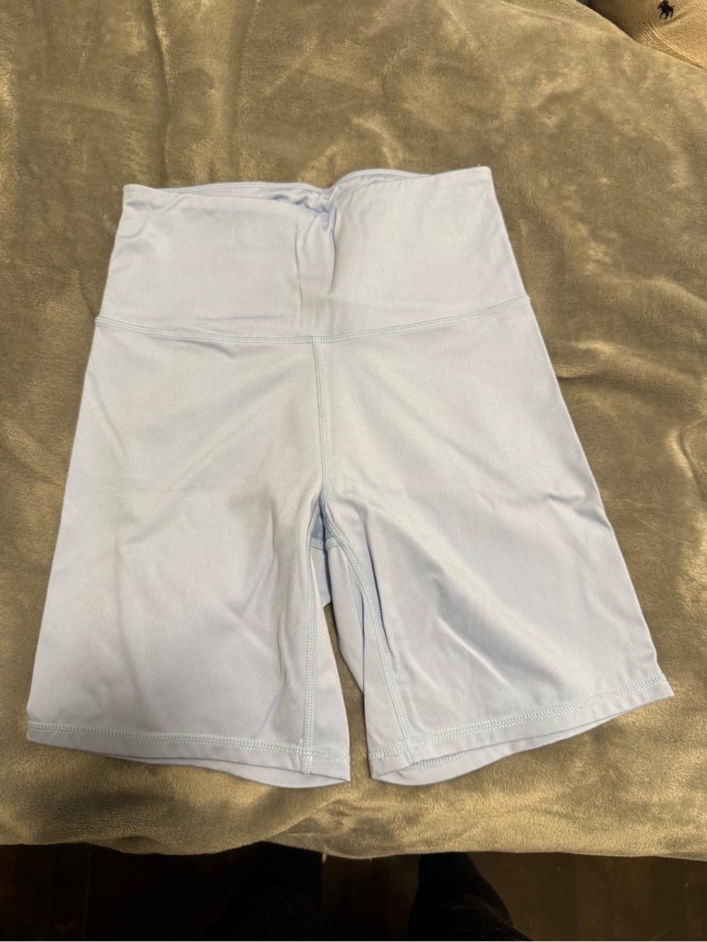 Ardene Light Blue High-Rise Bike Shorts